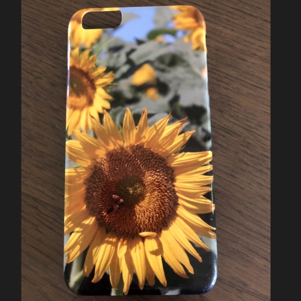 Adorable sunflower iPhone plus case